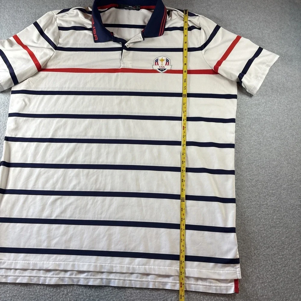 Ralph Lauren RLX Golf Polo (Lot Of 2) Sz XXL Men's USA 2016, 2020 Striped